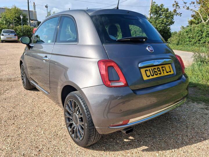 Fiat 500 1.2 Lounge Hatchback Euro 6 Ss CU69FLJ Grey #3