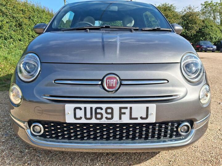 Fiat 500 1.2 Lounge Hatchback Euro 6 Ss CU69FLJ Grey #2