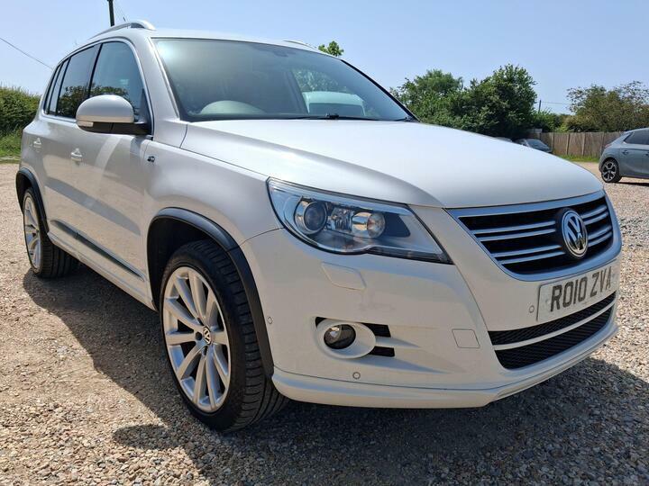 Volkswagen Tiguan 2.0 Tdi R-line 4Wd Euro 5 White #2