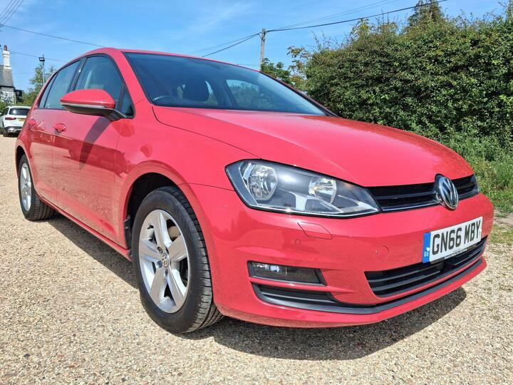 Volkswagen Golf 1.4 Tsi Bluemotion Tech Match Edition Euro 6 Ss GN66MBY Red #2