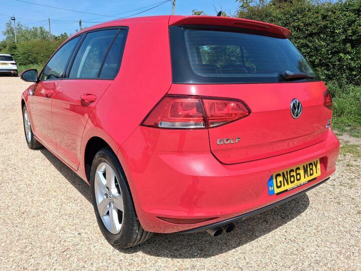 Volkswagen Golf 1.4 Tsi Bluemotion Tech Match Edition Euro 6 Ss GN66MBY Red #4