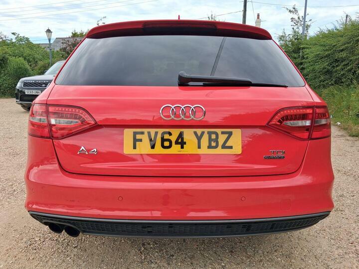 Audi A4 Avant 2.0 Tdi Black Edition S Tronic Quattro Euro 5 Ss Red #4