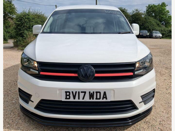 Volkswagen Caddy 2.0 Tdi C20 Bluemotion Tech Trendline Swb Euro 6 BV17WDA White #2
