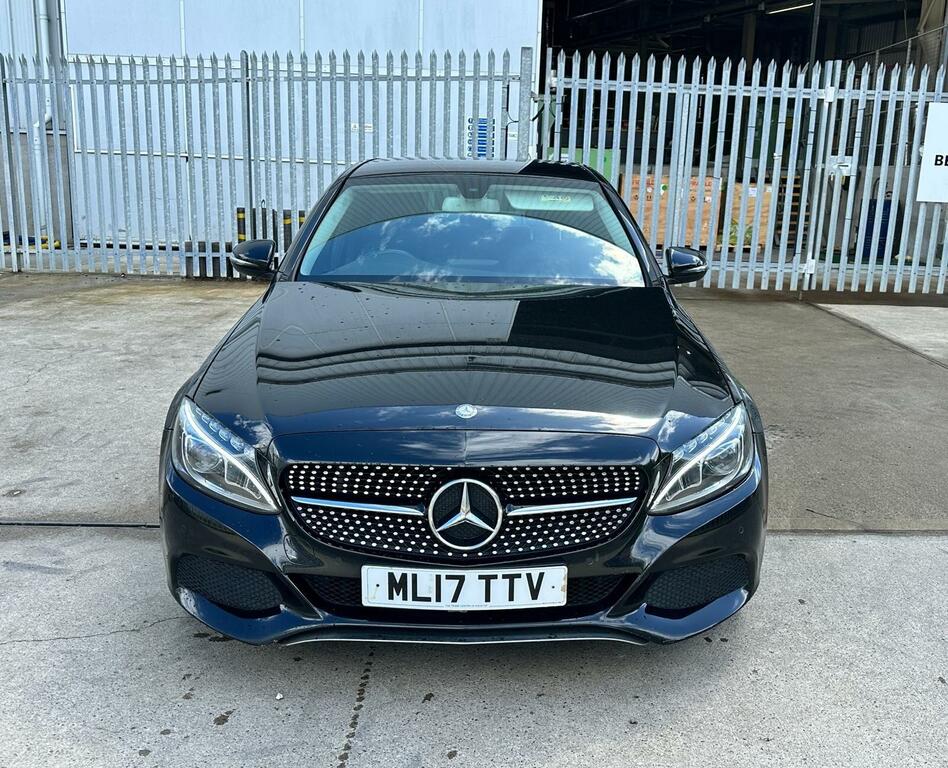 Mercedes-Benz C Class 1.6 C200d Sport G-tronic Euro 6 Ss ML17TTV Black #2