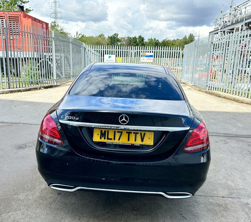 Mercedes-Benz C Class 1.6 C200d Sport G-tronic Euro 6 Ss ML17TTV Black #6