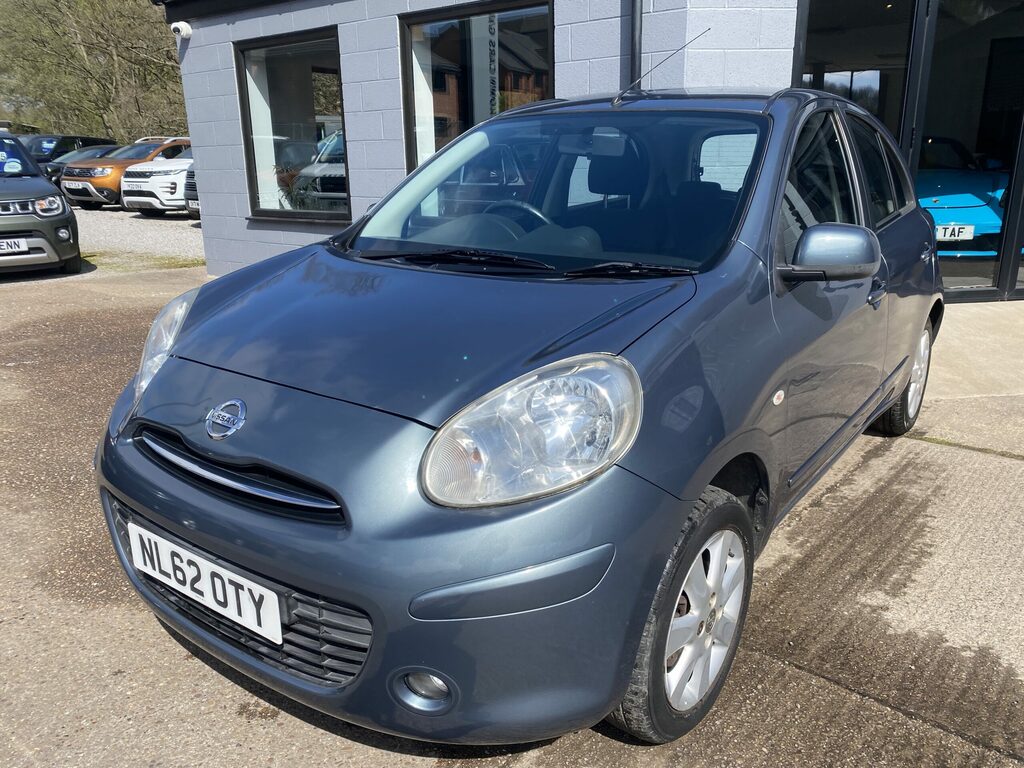 Nissan Micra Nissan Micra 1.2 Acenta Hatch Grey 2012 NL62OTY Grey #6