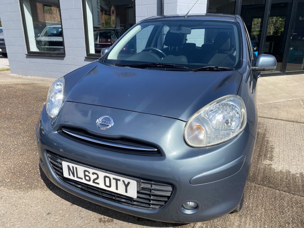 Nissan Micra Nissan Micra 1.2 Acenta Hatch Grey 2012 NL62OTY Grey #5