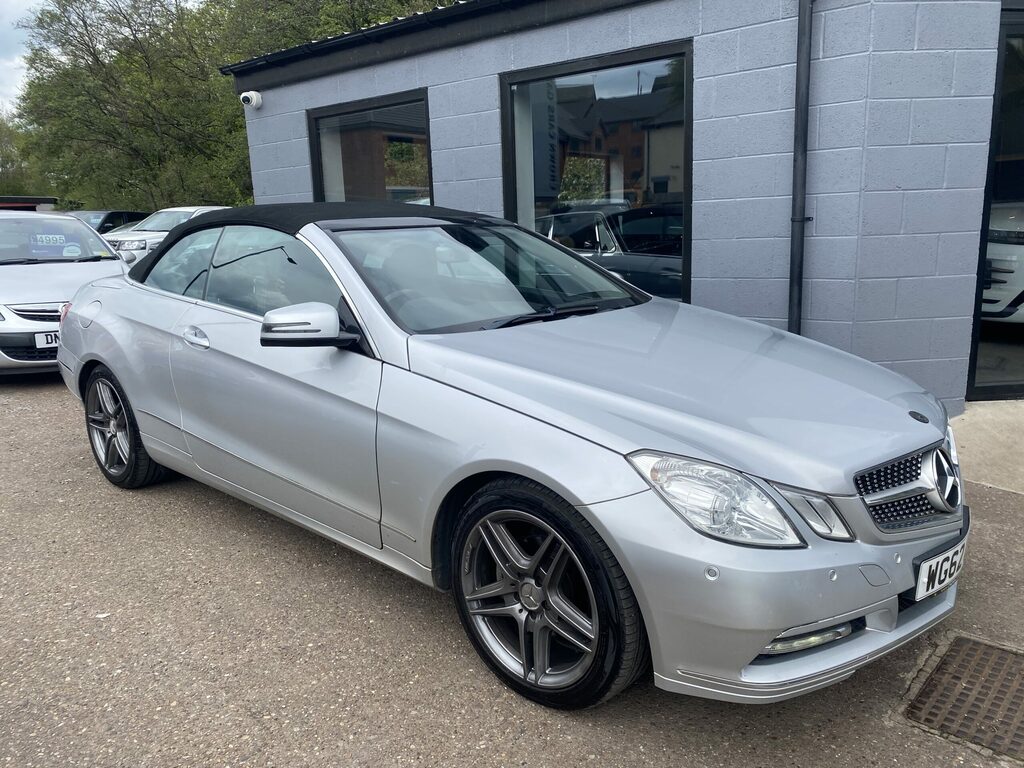 Mercedes-Benz E Class Mercedes Benz E220 Class Se Convertible 2.1 WG62LCZ Silver #3
