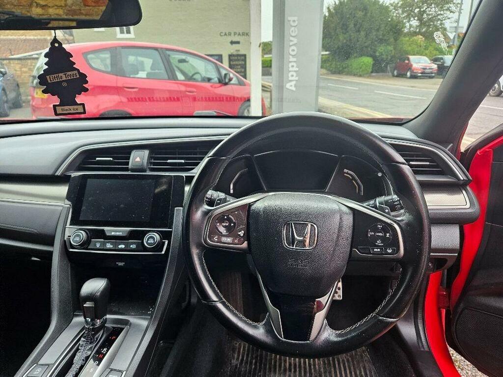 Honda Civic 1.0 Vtec Turbo Sr Cvt Euro 6 S S YY68DJJ Red #6