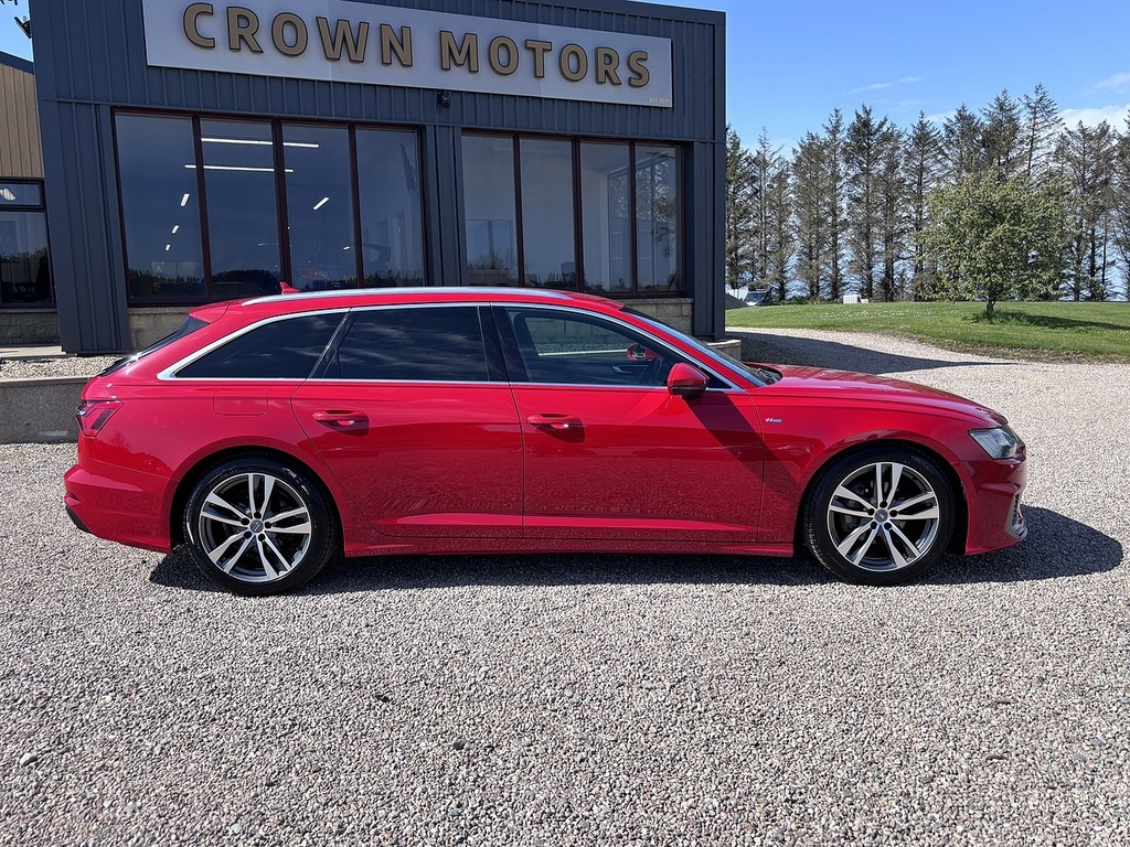 Audi A6 Avant Estate SY19OBN Red #3