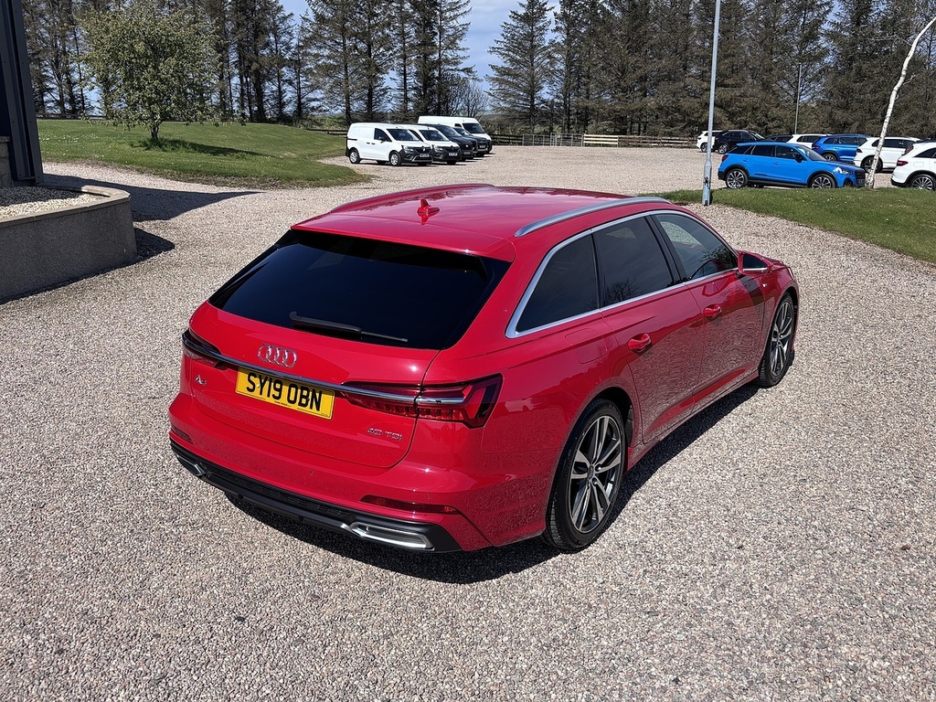 Audi A6 Avant Estate SY19OBN Red #5