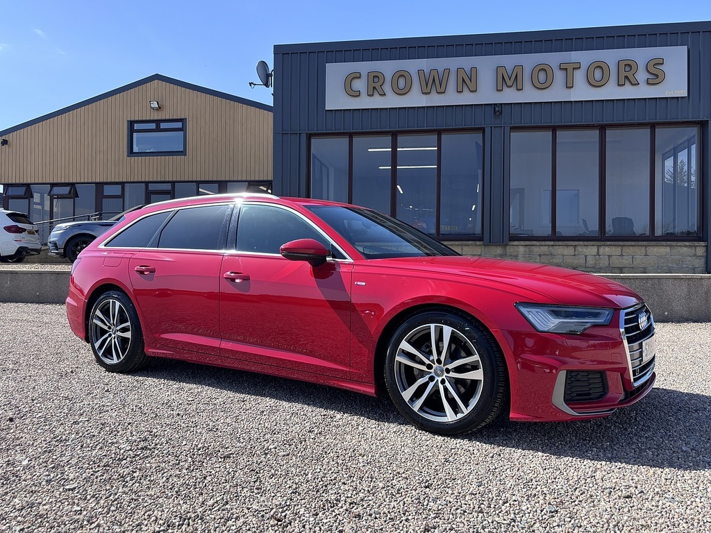 Audi A6 Avant Estate Red