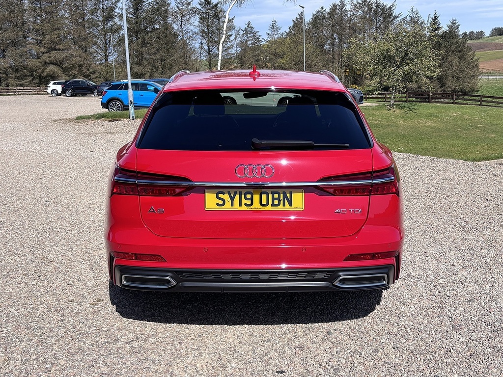 Audi A6 Avant Estate SY19OBN Red #6