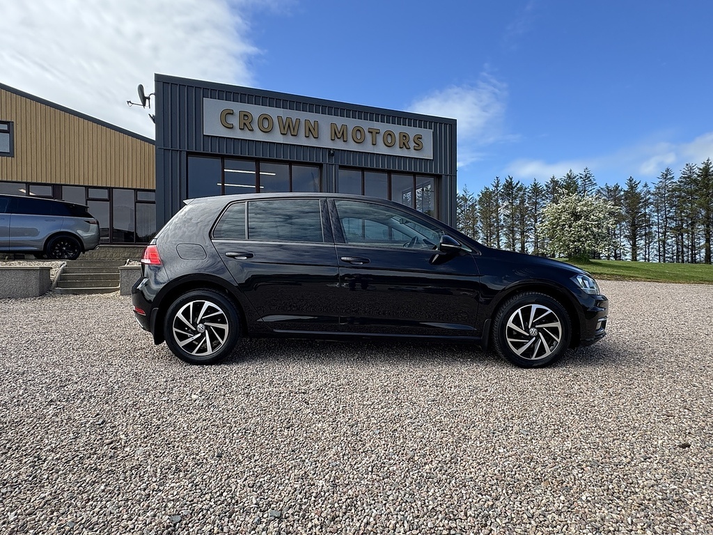 Volkswagen Golf Hatchback RE19XGJ Black #3