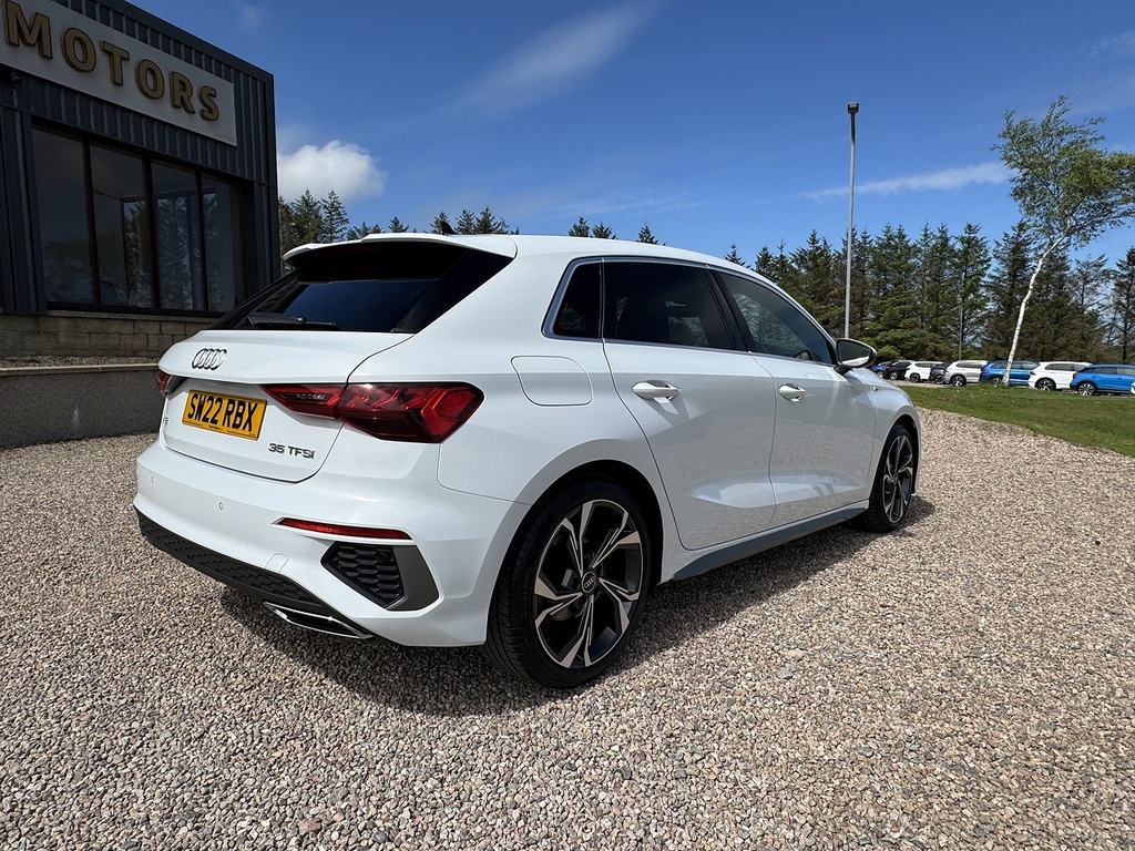 Audi A3 Hatchback SW22RBX White #4