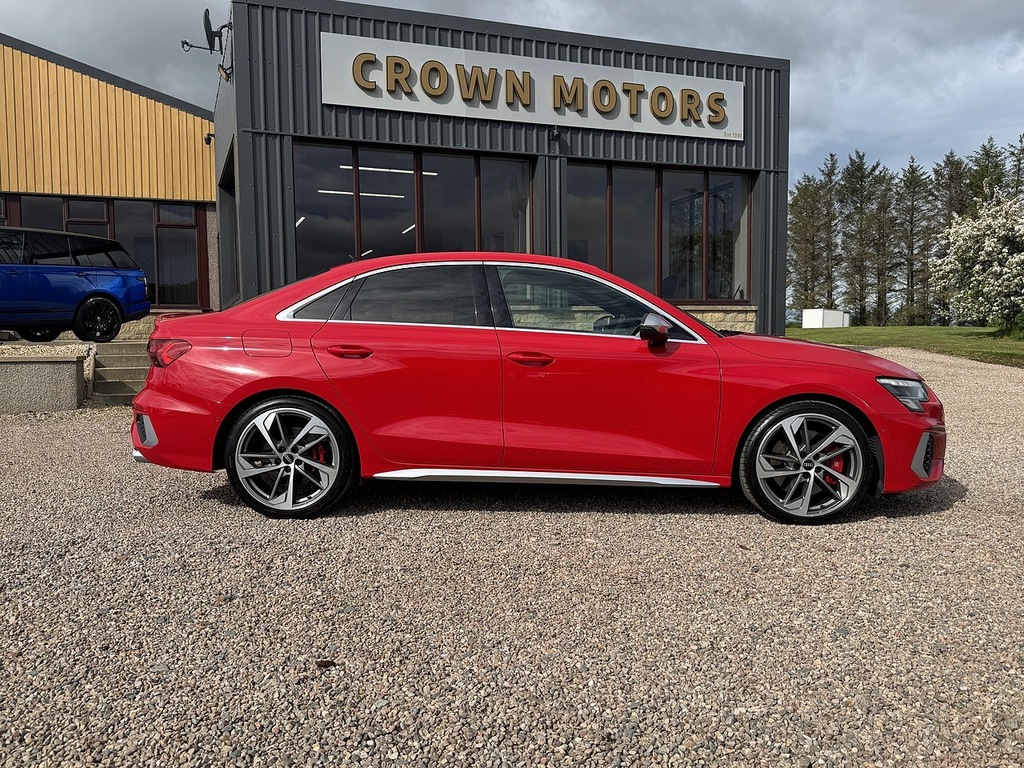Audi S3 Saloon SW21LXU Red #3