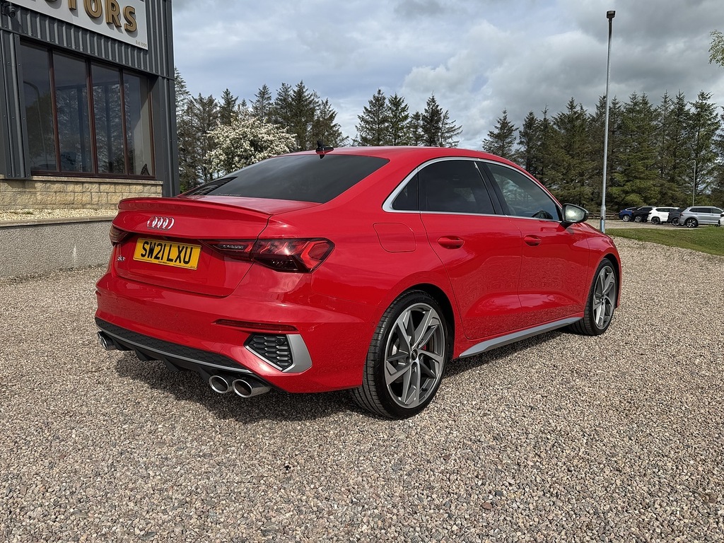 Audi S3 Saloon SW21LXU Red #4