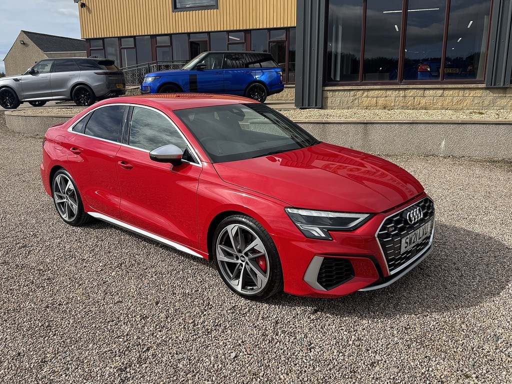 Audi S3 Saloon SW21LXU Red #2