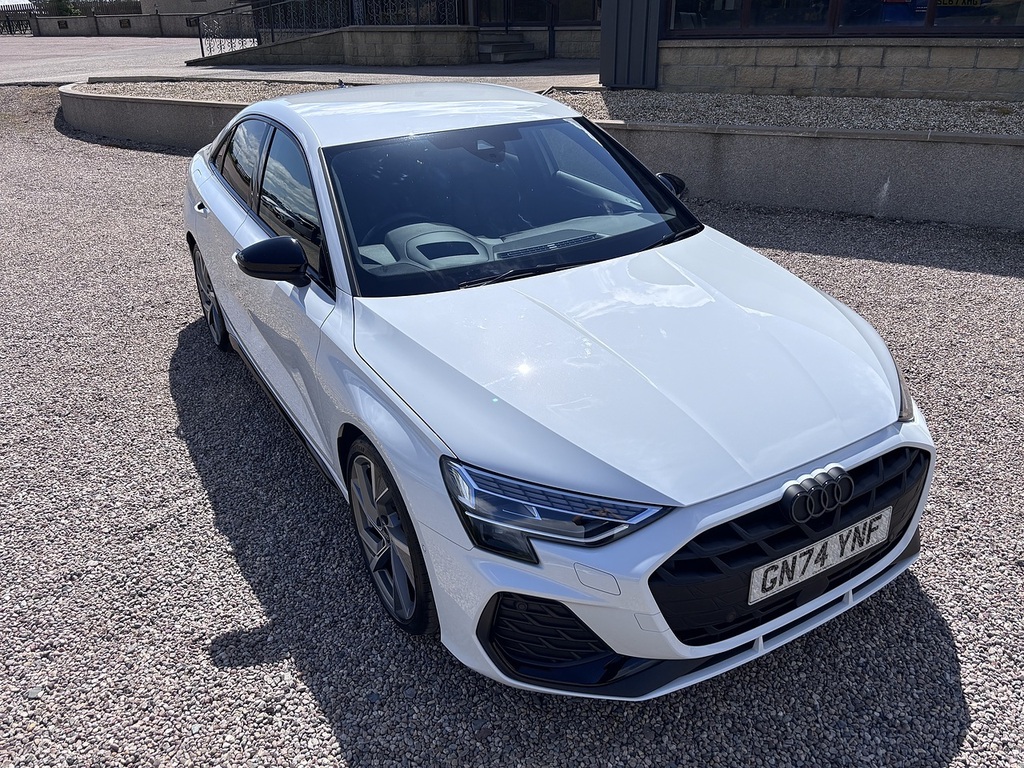 Audi A3 Saloon GN74YNF White #2