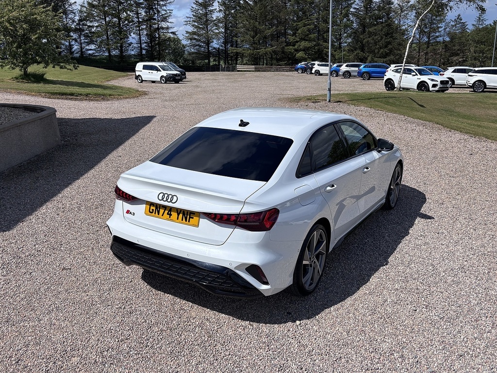 Audi A3 Saloon GN74YNF White #5