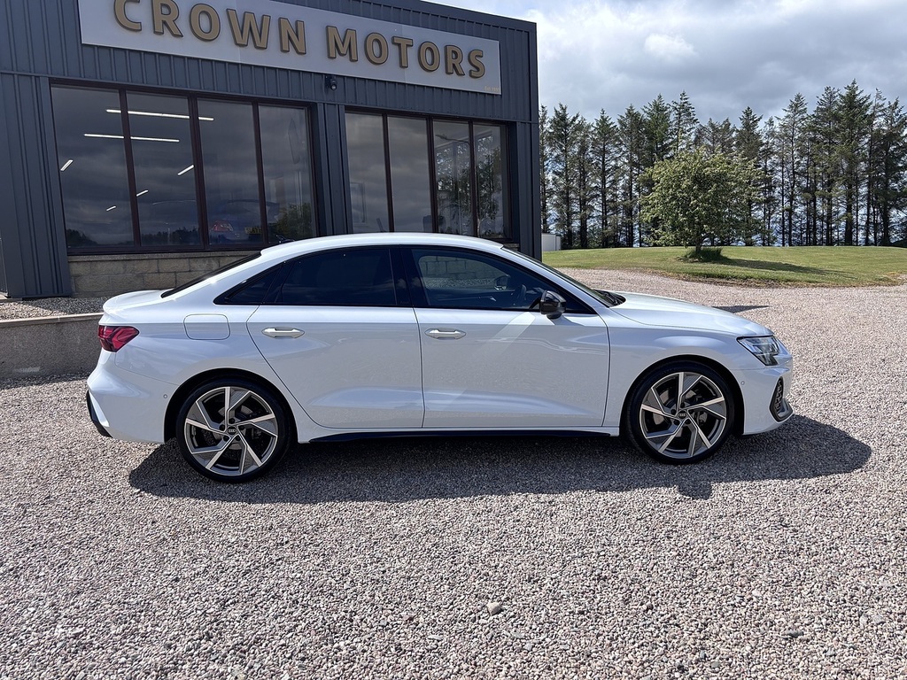Audi A3 Saloon GN74YNF White #3