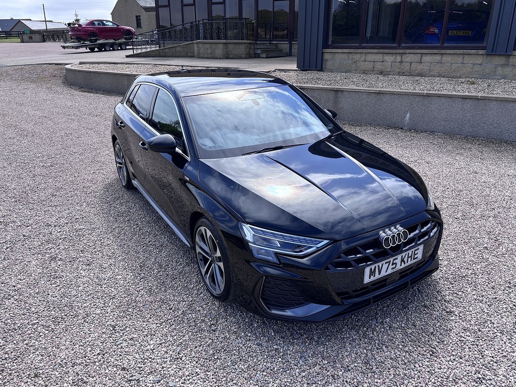 Audi A3 Hatchback MV75KHE Black #2