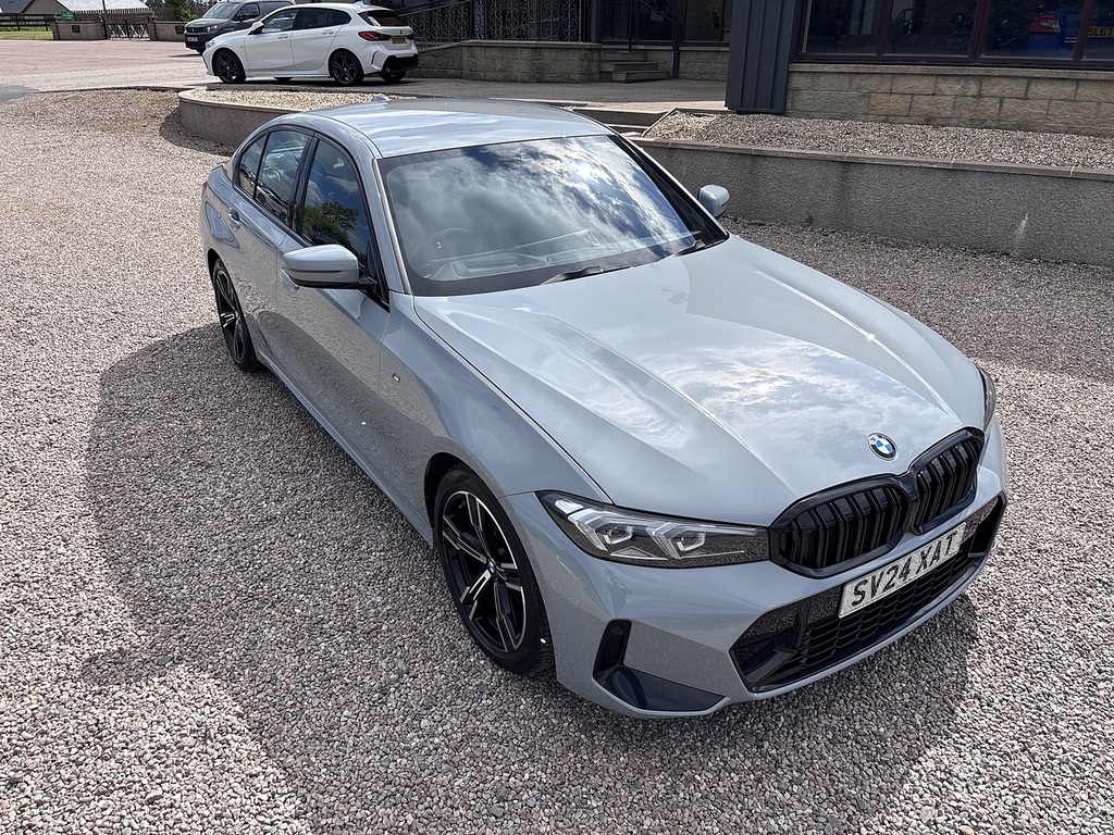 BMW 3 Series Saloon SV24XAT Grey #2