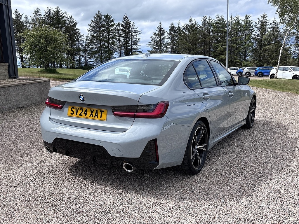 BMW 3 Series Saloon SV24XAT Grey #4