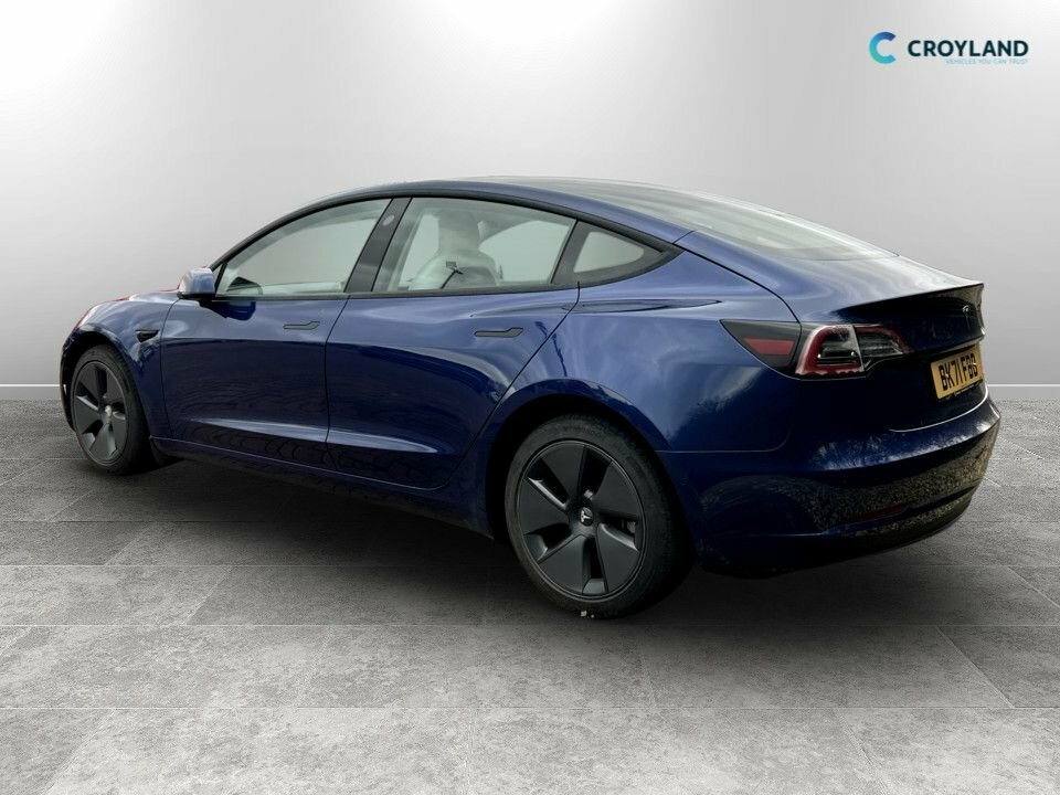 Tesla Model 3 Saloon BK71FBB Blue #3