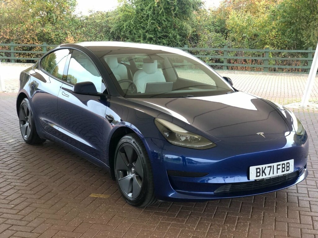 Tesla Model 3 Saloon BK71FBB Blue #6