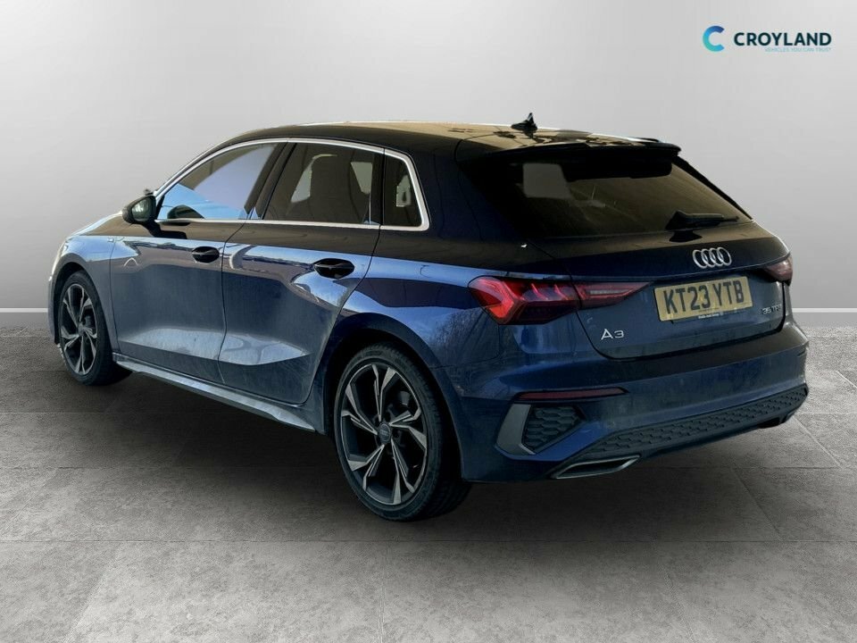 Audi A3 Hatchback KT23YTB Blue #3
