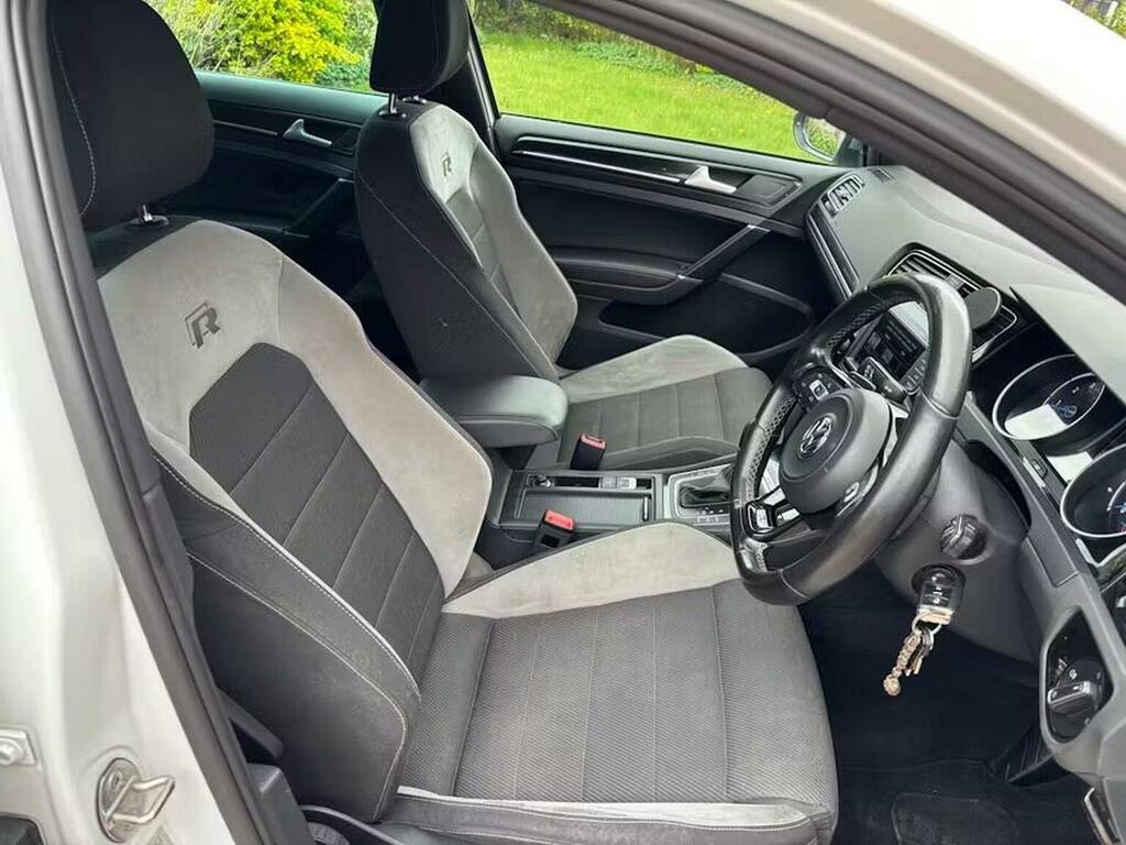 Volkswagen Golf 2.0 Tsi Bluemotion Tech R Dsg 4Motion Euro 6 Ss SK16KRX White #6