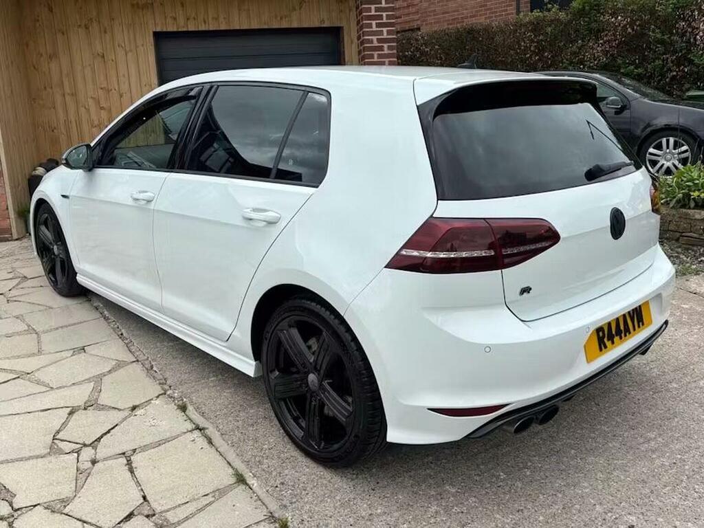 Volkswagen Golf 2.0 Tsi Bluemotion Tech R Dsg 4Motion Euro 6 Ss SK16KRX White #4