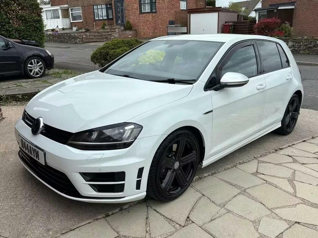 Volkswagen Golf 2.0 Tsi Bluemotion Tech R Dsg 4Motion Euro 6 Ss SK16KRX White #2