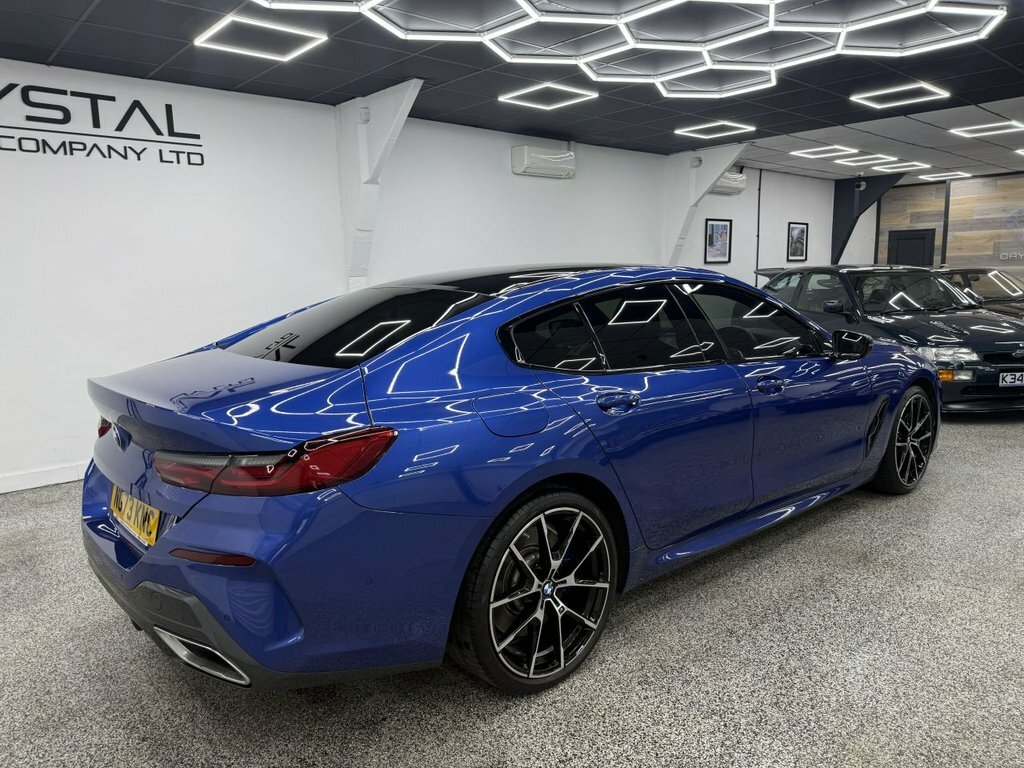 BMW 8 Series Gran Coupe 3L M Sport NG73KNC Blue #3