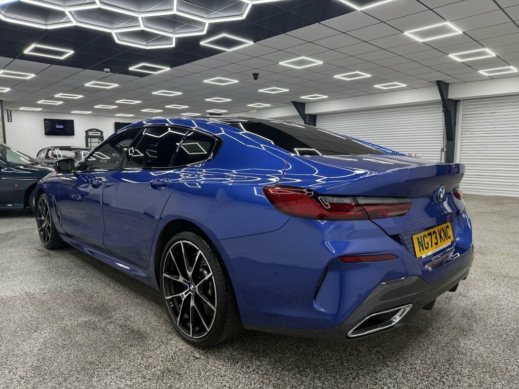BMW 8 Series Gran Coupe 3L M Sport NG73KNC Blue #5