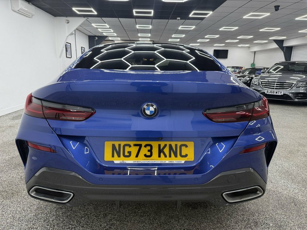 BMW 8 Series Gran Coupe 3L M Sport NG73KNC Blue #4