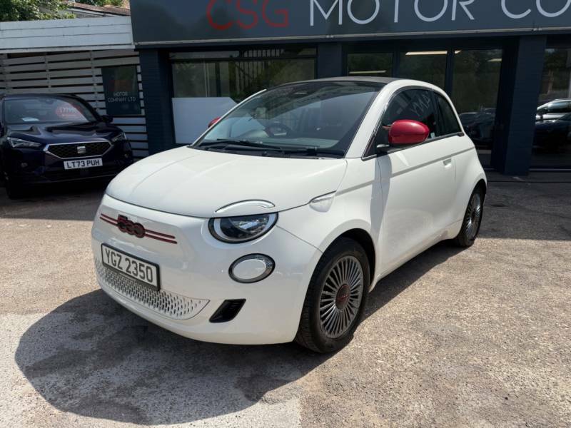 Fiat 500 87Kw Red 42Kwh - One Owner - Acr Play - R White