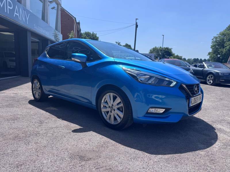 Nissan Micra 1.0 Ig-t 100 Acenta Xtronic - Car Play - Camer LD69VRE Blue #6
