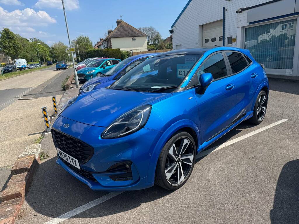 Ford Puma 1.0 Ecoboost Hybrid Mhev 155 St-line X 1St Ed Blue