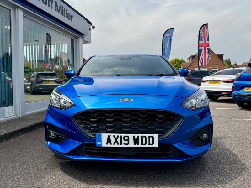 Ford Focus 1.0 Ecoboost 125 St-line - 2019 19 AX19WDD Blue #3