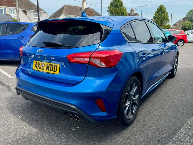 Ford Focus 1.0 Ecoboost 125 St-line - 2019 19 AX19WDD Blue #4