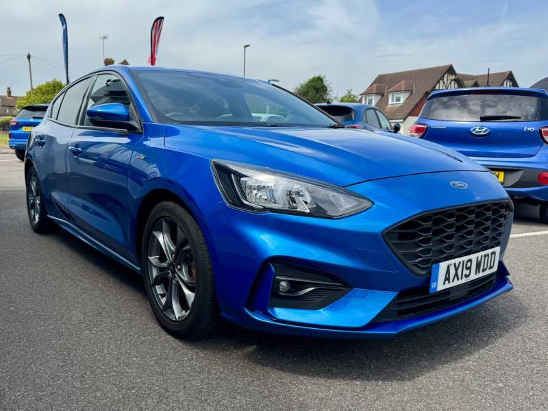 Ford Focus 1.0 Ecoboost 125 St-line - 2019 19 AX19WDD Blue #5
