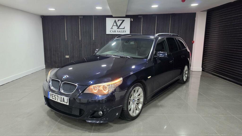 BMW 5 Series 2.0 520D M Sport Touring Steptronic Euro 4 Black #5