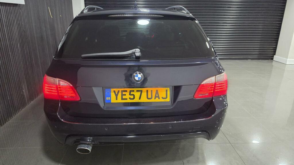BMW 5 Series 2.0 520D M Sport Touring Steptronic Euro 4 Black #6