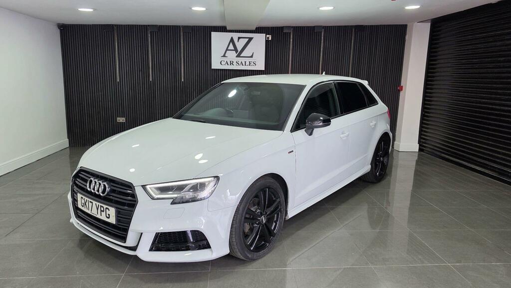 Audi A3 1.6 Tdi S Line Sportback Euro 6 Ss GK17YPG White #4