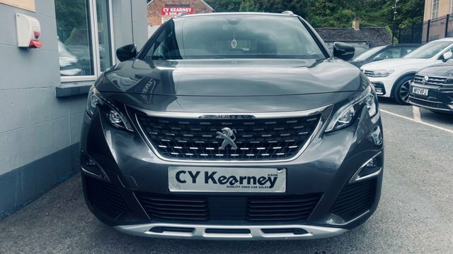 Peugeot 3008 Bluehdi Gt Line Suv NY19EUO Grey #4