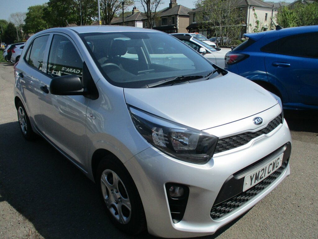 Kia Picanto 1.0 Dpi 1 Hatchback Euro 6 Ss YM21CWG Silver #3