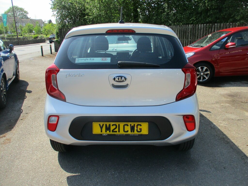 Kia Picanto 1.0 Dpi 1 Hatchback Euro 6 Ss YM21CWG Silver #6