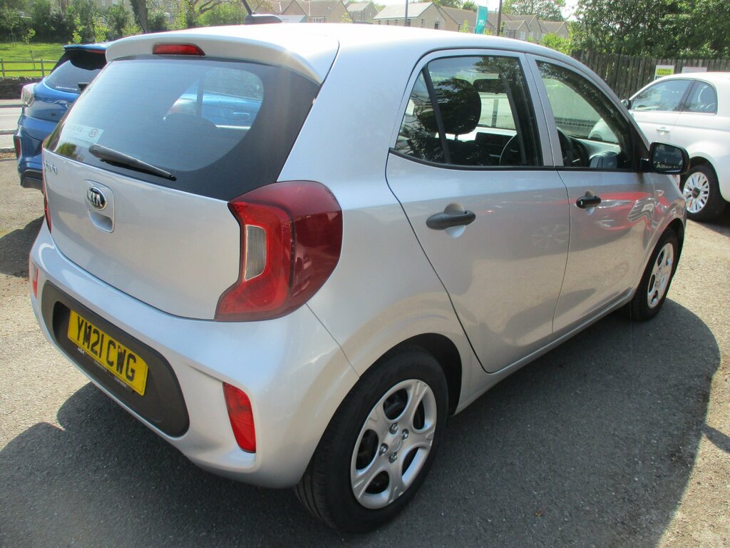 Kia Picanto 1.0 Dpi 1 Hatchback Euro 6 Ss YM21CWG Silver #5